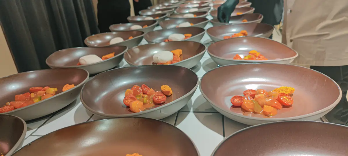 Mise en place in a professional kitchen — volume cooking with Avorix